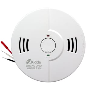 Front of unit, with wire connectors